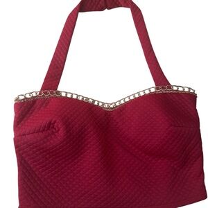 Va Va Voom Magenta Quilted Dress